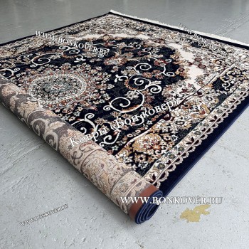 Ковер Для Гостиной Медальон Дизайн 8789 Синий